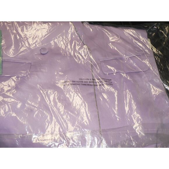 Johnny Wujek Women's Embossed Suit Jacket Blazer in Lillac Breeze Medium $199 - Picture 5 of 5